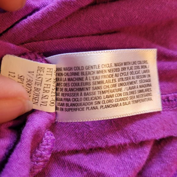 XXL Old Navy Purple A-Line Swing Dress - Picture 5 of 8